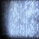Brightium Platte gordijnverlichting, 3 AA-batterijen, koudwit, 1 m x 1 m