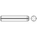 TOOLCRAFT Cilindrische kerfstift 4 mm Staal 100 stuk(s)
