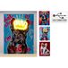 Home & Styling Schilderij neon dog 30x40cm met usb aansluiting