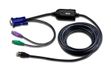 ATEN KA7920 KVM-kabel - 4,5 m - Zwart