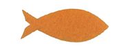 Petra's knutsel-News A-KFF3560-08 50 x vis 60 mm, vilt gestippeld