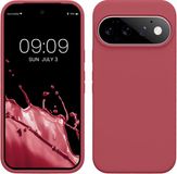 kwmobile telefoonhoesje geschikt voor Google Pixel 11 / Pixel 11 Pro - Hoesje met siliconen coating - Smartphone case in donkerroze