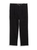 Tom Tailor Denim Loose Chino Broek met Strijkvouw - Zwart - Maat 32/34