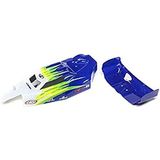 Losi Body & Wing, Blue/White: Mini-B (LOS210019)