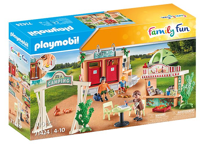 PLAYMOBIL Family Fun Camping - 71424 - Toy Figure Set - Multicolour
