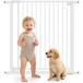 BabyDan Barrière d'escalier - Blanc - 76-80 x 76 cm