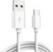 DrPhone UC1 - USB-C - Câble de charge - Chargeur rapide - 2.4A - 2 Mètre - Blanc