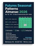 Futures Seasonal Patterns Almanac 2026: NQ, ES, YM — 15 Years of Historical Data (2011-2025)