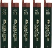 Faber-Castell Vervangende mijnen voor superpolimeren (5 eenheden, 0,5 HB)