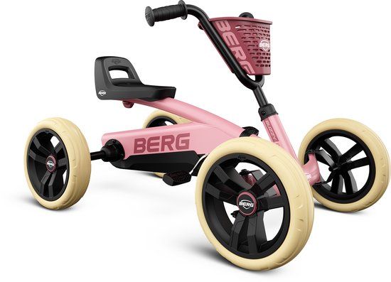 BERG Buzzy Pink Skelter - 2+ jaar - Verstelbare Stoel - Anti-lek EVA banden - Roze