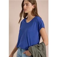 Cecil Shirt met V-hals en kanten detail