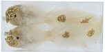 Decoris Vogel foam L4b15h5 cm soft/goud a2 1 stuk(s) Kunststof