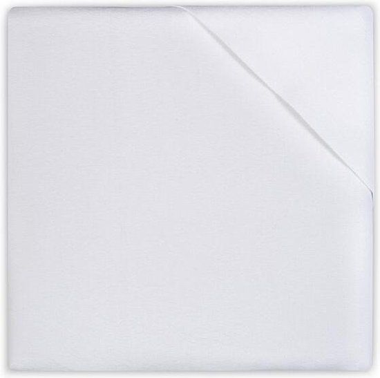 Jollein Moltonzeil 80x100cm - Wit - Waterdicht - Katoen