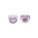 NUK 10175395 Classic Sucette Orthodontique Silicone Lilas Lot de 2