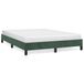 VidaXL Bedframe zonder matras 140x200 cm fluweel donkergroen