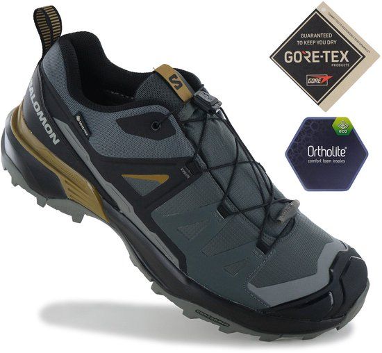 Salomon X ULTRA 360 GTX Heren Wandelschoenen Groen
