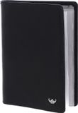 Golden Head Leren identiteitskaarthoesje Colorado RFID Protect Ausweishülle 4408 Schwarz zwart
