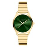Liebeskind Berlin Dames Horloge LT-0508-MQ roestvrij staal in IP goud met stalen band