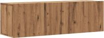 vidaXL Tv-wandmeubel 100x30x30 cm bewerkt hout artisanaal eikenkleurig