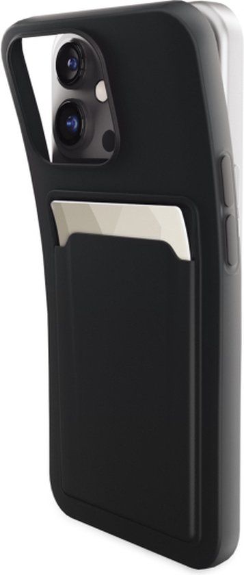 Mobilize Rubber Gelly Card Case for Apple iPhone 16 Pro Max - Matt Black