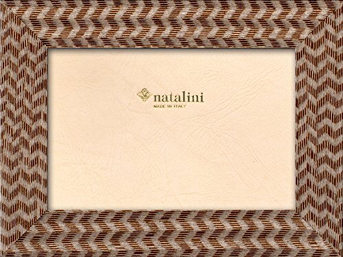 Natalini COUTURE MARRONE 13X18 fotolijst met ondersteuning voor tafel, tulipwood, bruin, 13 x 18 x 1,5