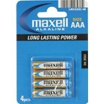 Maxell Alkaline AAA Batterijen LR03 - 4 stuks