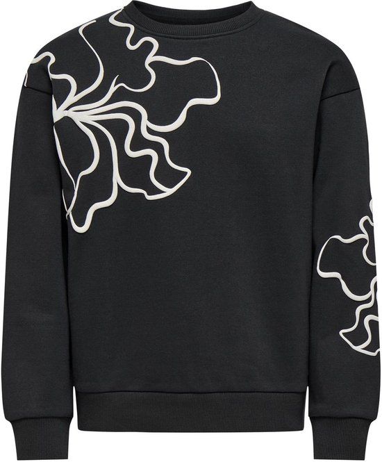 Only Kids ONLY winter sweater meisjes - zwart - KogOdessa - loose fit