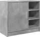 vidaXL Wastafelkast 63x29x55 cm bewerkt hout betongrijs