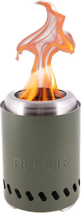 RedFire Volcano Small Olijf Groen Tafelhaard | Incl. beschermhoes & protectie mat