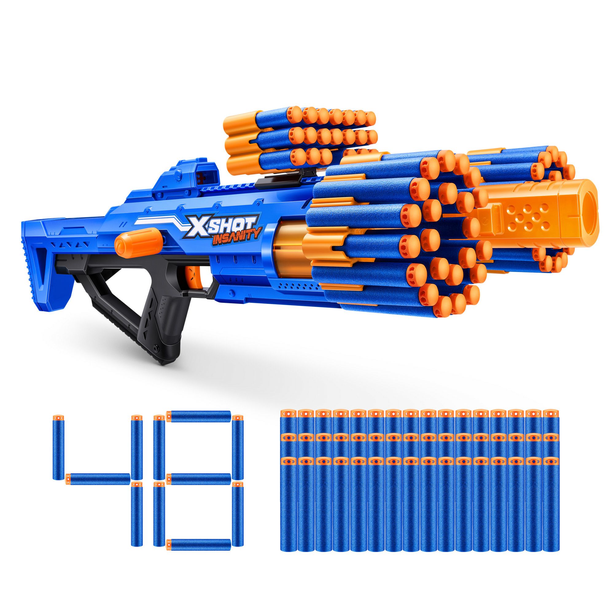 ZURU XSHOT Insanity Berzerko Speelgoedblaster met 48 pijltjes