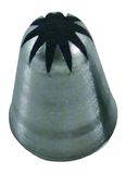 Silikomart 43.324.99.000 BC323 - CLOSE STAR STAINLESS STEEL TIPS VOOR PIPING BAG ø5 MM