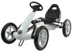 Go-kart Véhicule à plateforme Enfant - Siège réglable - Roues de 30 cm - À partir de 5 ans - Gris