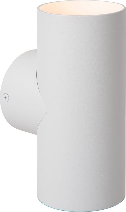 Lucide BONDI - Wandspot / Wandlamp - 2xGU10 - Wit - Met dimfunctie