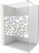 Mexen Kioto+ paroi de douche avec étagère Walk-in 70 x 200 cm, motif blanc, or brossé