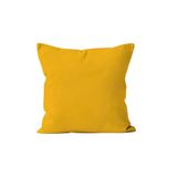 Soleil d'ocre Alix Kussenhoes Afneembaar 60 x 60 cm Stralend Geel