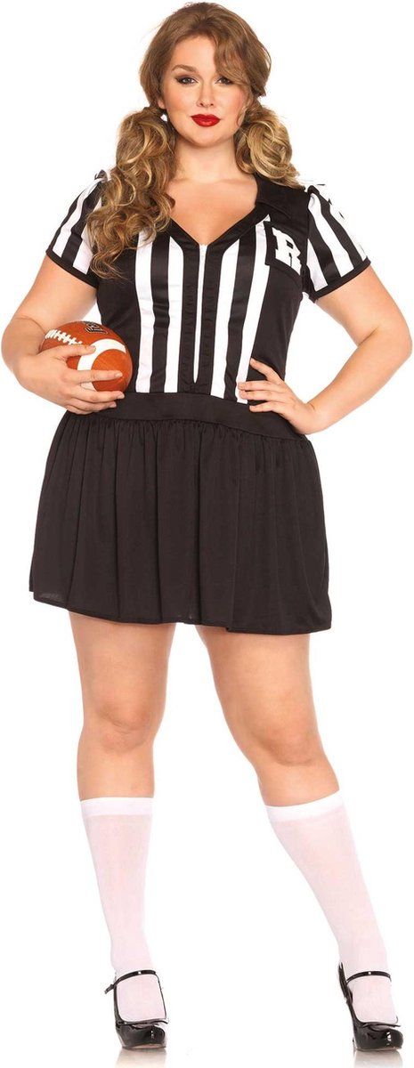 Leg Avenue Sexy scheidsrechterskostuum voor dames - XXXL