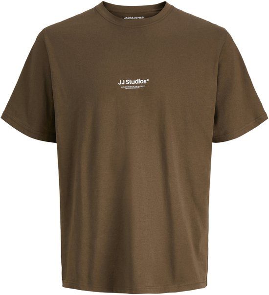 Jack & Jones T-shirt Jjesoho Tee Ss Crew Neck Noos 12278787 Cocoa Mannen Maat - XXL