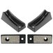 cyclingcolors 4 x viltglijders, kuipdoppen voor cantilever voetstop, meubelpoten, ronde buizen, stoel, rond, kunststof, 25 mm