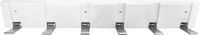 HOME It flex kapstok met 6 haken 48,4 × 2,2 x 7,2 cm wit