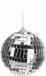 Christmas Decoration Koopman International Kerstbal - discobal - zilver - D10 cm - piepschuim/glas - spiegelbol - kerstversiering