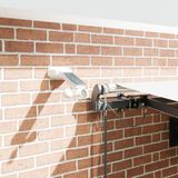 vidaXL Elektrisch zonnescherm met LED en sensor 4,5 x 3,5 m Wit