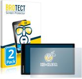 BROTECT - Screenprotector voor Garmin Camper 780 - Folie Beschermfolie transparant 2 Stuks