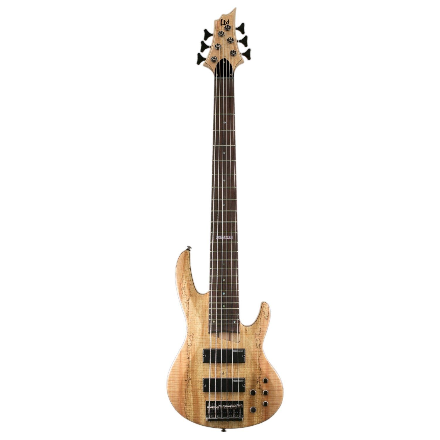 ESP LTD. B-206SM NS elektrische basgitaar 6-snarig Natural Satin