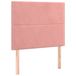 VidaXL Hoofdbord Rose 90x5x118/128 cm Polyester, Bois