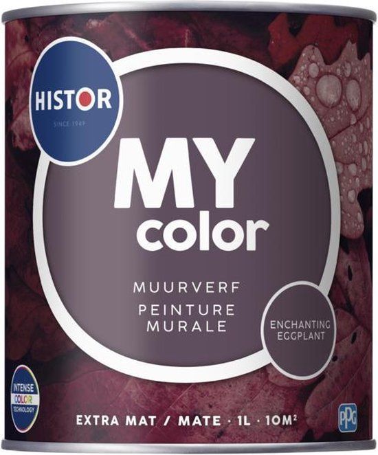 Histor MY Color Muurverf Extra Mat - 1L - Enchanting Eggplant