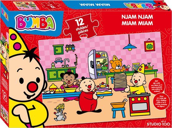 Top1Toys Bumba - Puzzel - 12 st - Njam Njam - FSC MIX