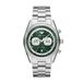 Emporio Armani Racer AR11637 Horloge - Staal - Zilverkleurig - Groen - Ø 42 mm