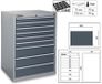Beta C35/9Gm-Industrieel Ladenblok 9 Laden - 035000192