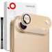 iPhone Air iPhone Air Northjo Protection complète de l'objectif de l'appareil photo en métal mat et verre trempé - Or