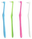 Kit de 4 brosses à dents pour appareils orthodontiques, avec protections